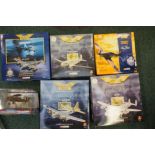 collection of corgi aviation planes