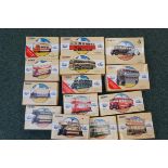 collection of corgi buses and coaches