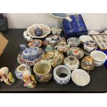 Collection of Various oriental ceramics