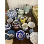 Collection of oriental ceramics to include part Co