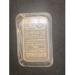 Silver 1 ounce troy fine silver 999