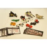 Collection of original transformer toys & instruct