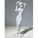 Porcelain figure of a nude lady