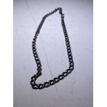 Silver neck chain