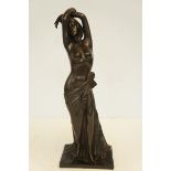 Large resin nude figure of a lady