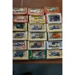 collection of boxed vehicles