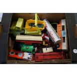 box of toy vehicles
