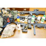 Collection of BB guns & armour