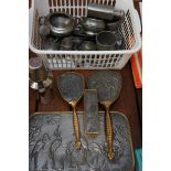 Collection of pewter