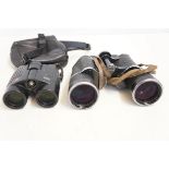 Karl Zeiss -Jena binoculars together with Leica bi