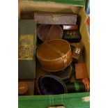 Collection of vintage jewellery boxes & other boxe