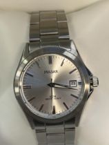 Pulsar gents wristwatch with date app