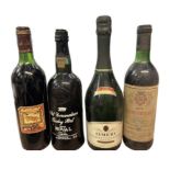 Vintage Ruby port ,Aimery brut 1990 champagne,1976