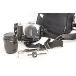 Canon EO5/300 with flash gun & case