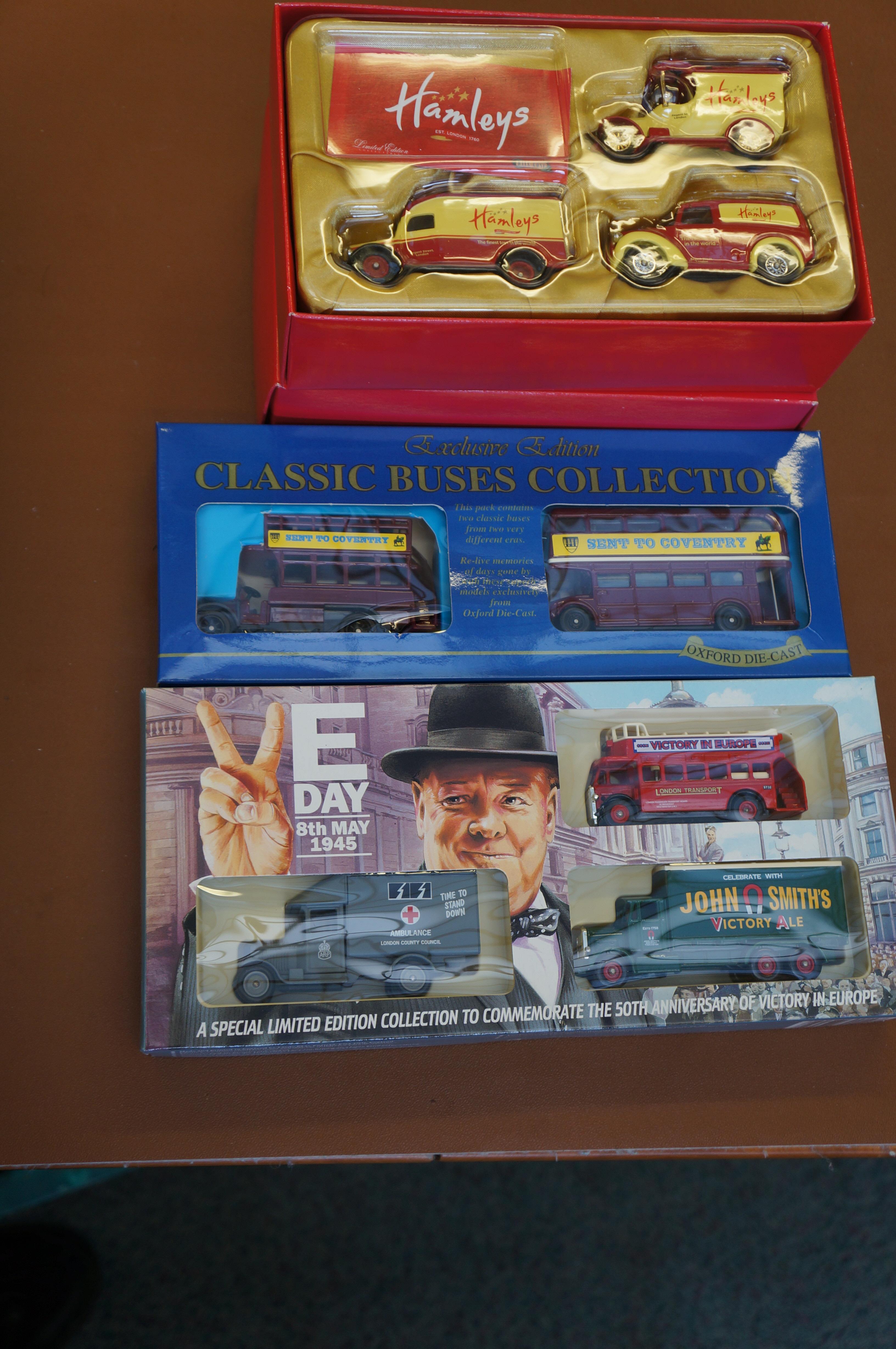 collection of 3 multi pack vehicles