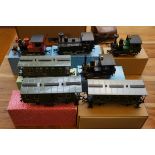 Collection of ETS steam trains & carriages (red st