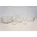 Edinburgh crystal bowl & other Crystal items