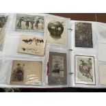 Album Victorian/Edwardian Greeting Cards Approx 25