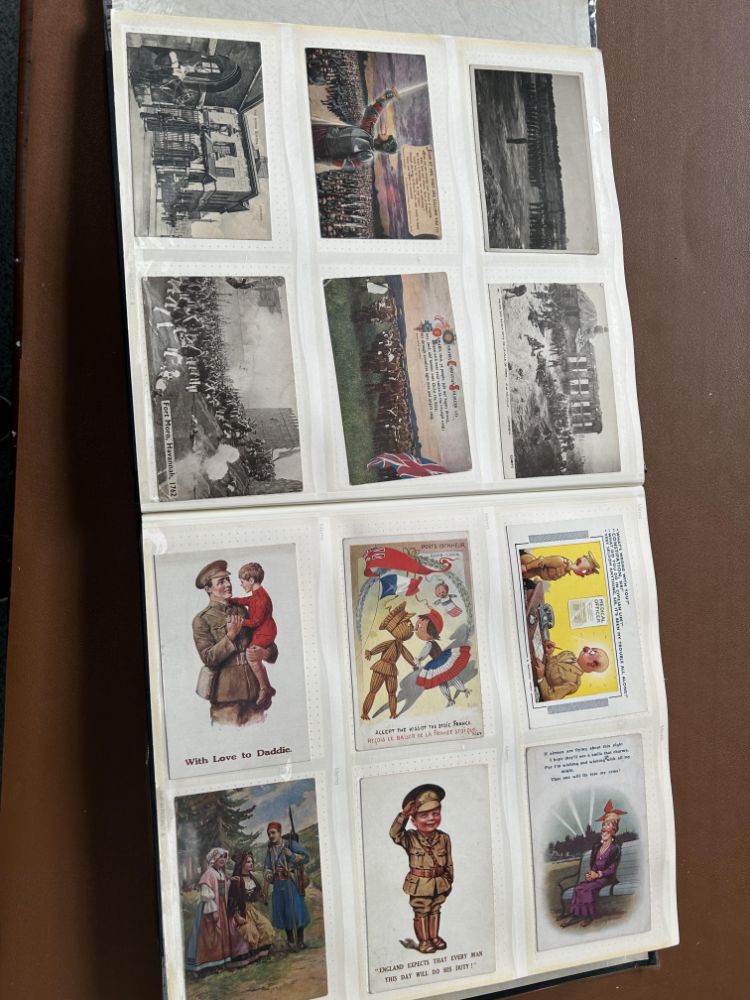 Postcards & gaming cards auction