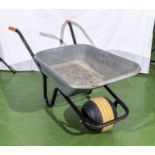 A wheel barrow