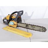 A Hyundai 2 stroke 62cc chain saw IC62-2R