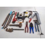 A selection of assorted tools