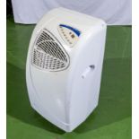 A Proline white air conditioning unit with vent