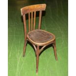 A bentwood chair