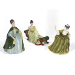 Three porcelain figures