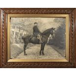 An oak framed photograph of Jed Murray 1899