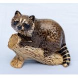 A Beswick racoon