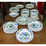 A quantity of Mason's pottery dinner ware