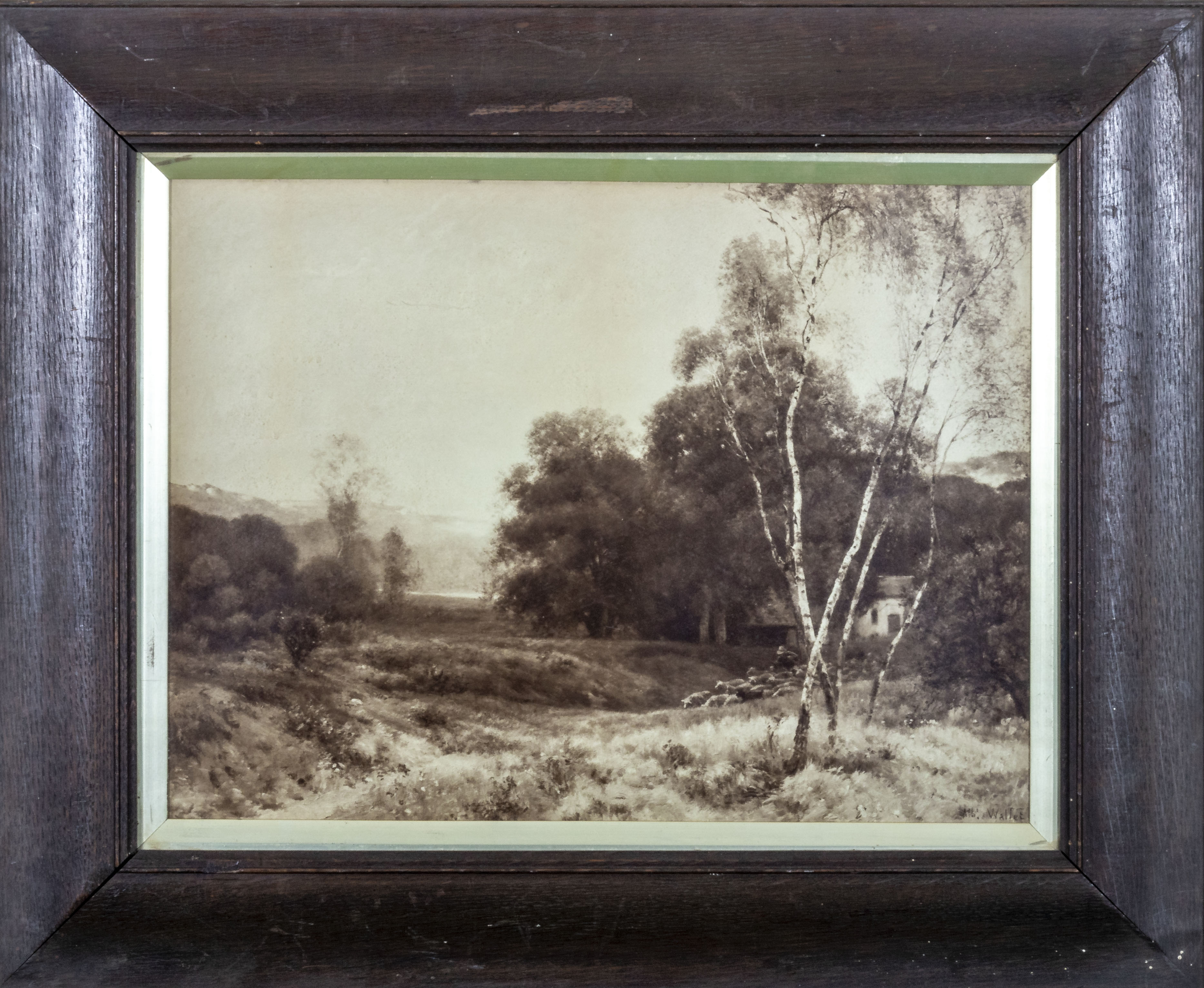 A pair of framed rural prints, total size 56cm x 70cm - Image 3 of 3