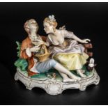 A Capodimonte figure group