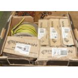 A box of electrical cable and fittings