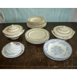 A part dinner service and other items