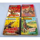 25 vintage Commando Comics, 331/416 all 1/-