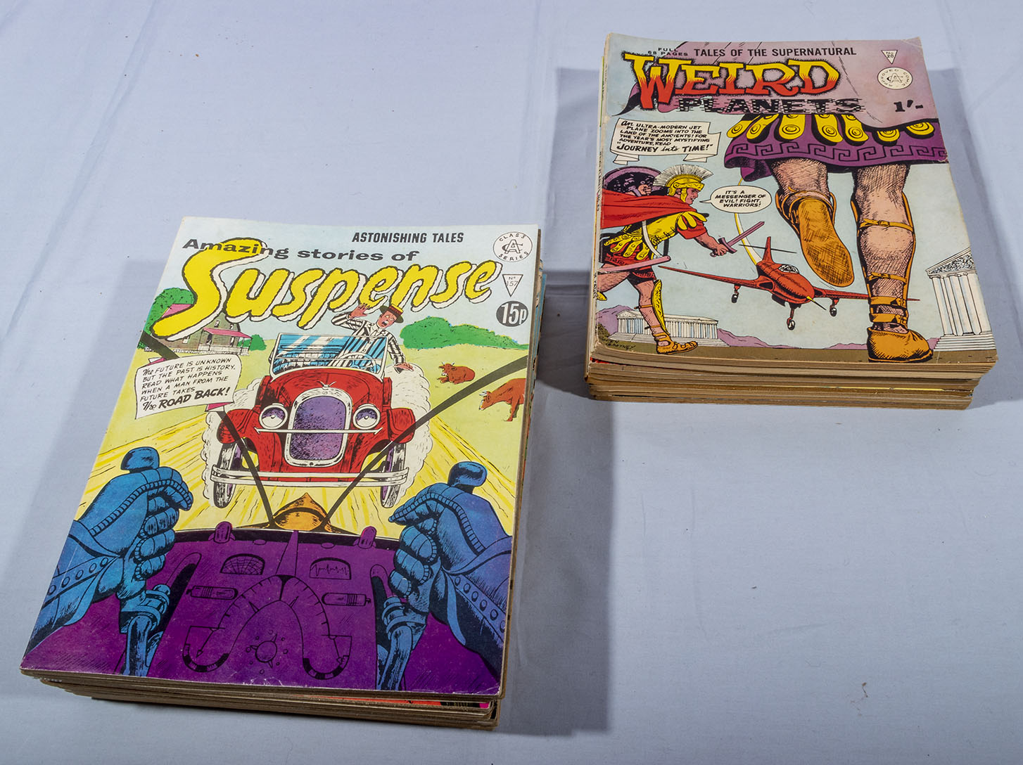 22 vintage Alan Class comics 1/- to 25p mixed