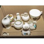 A collection of crescent ware china