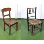 Two kitchen chairs