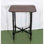 A small Victorian mahogany occasional table 57cm x 59cm x 73cm tall