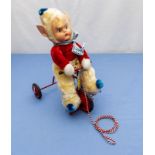 Vintage Chiltern Pixie Doll on a trike probably from the 1950`s. Immaculate condition