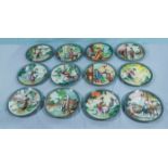 A set of 12 Chinese plates