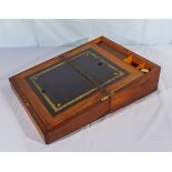 A Victorian mahogany writing slope