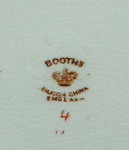 Booths silicon china Asiatic pheasant pattern bowl, 29cm dia. A/F - Bild 4 aus 4