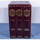 Three volumes of The Annotated Shakespeare edited by A L Rowse published by Orbis 1979, Comedies,