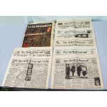 Seven reprints of The Daily Telegraph