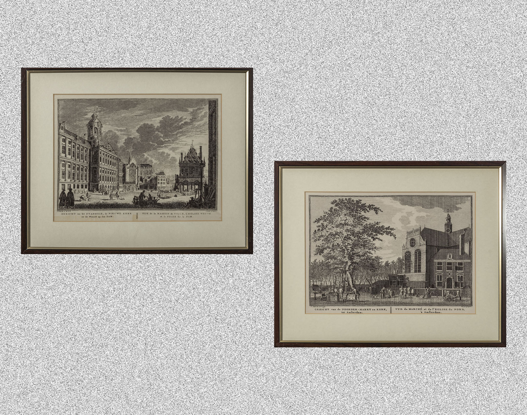 Two framed engravings