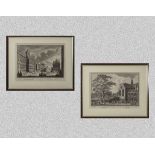 Two framed engravings