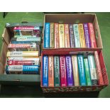 Three boxes of Millers Antiques Price Guide Books dating 1985 to 2009